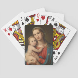 Madonna och barn casinokort