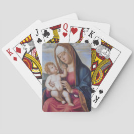 Madonna och barn casinokort