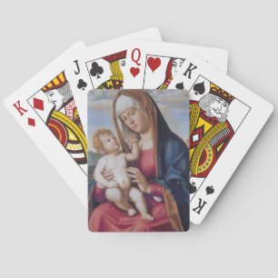 Madonna och barn casinokort