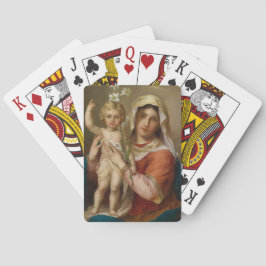 Madonna och barn casinokort