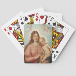 Madonna och barn casinokort