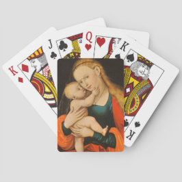 Madonna och barn casinokort