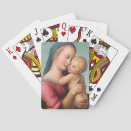 Madonna och barn casinokort