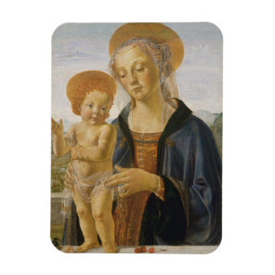 Madonna och barn, circa 1470 magnet