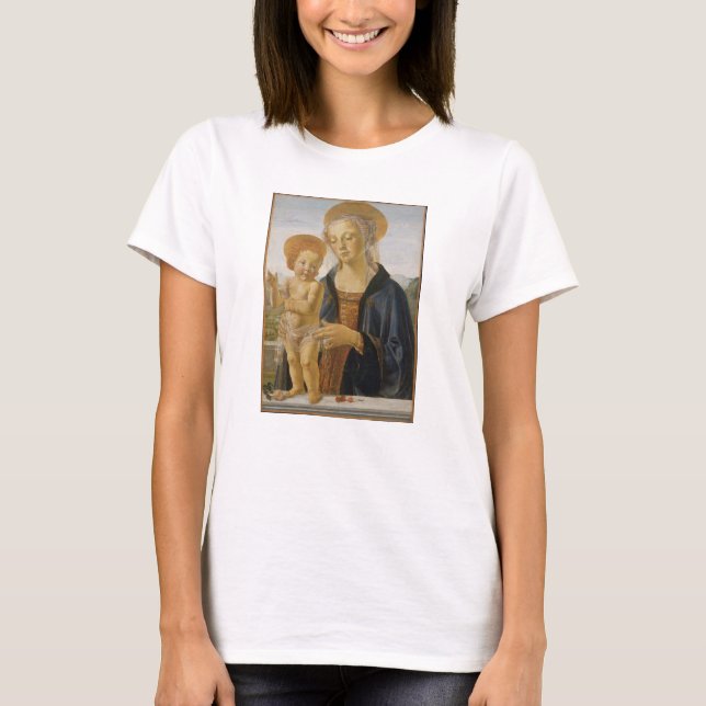 Madonna och barn, circa 1470 t-shirt (Framsida)