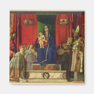 Madonna och barn (den Barbarigo altarpiecen) 1488 Magnet