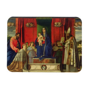 Madonna och barn (den Barbarigo altarpiecen) 1488 Magnet