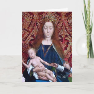 Madonna och barn (detaljer; M 070) kort