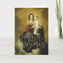 Madonna och Barn, fin konst jul
