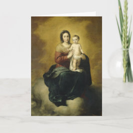 Madonna och Barn, finkonst julkort Helgkort