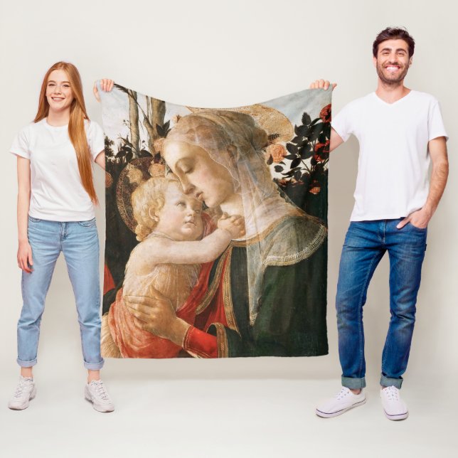 Madonna och barn fleecefilt (På plats)