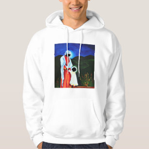 Madonna och barn - första steg 2008 hoodie