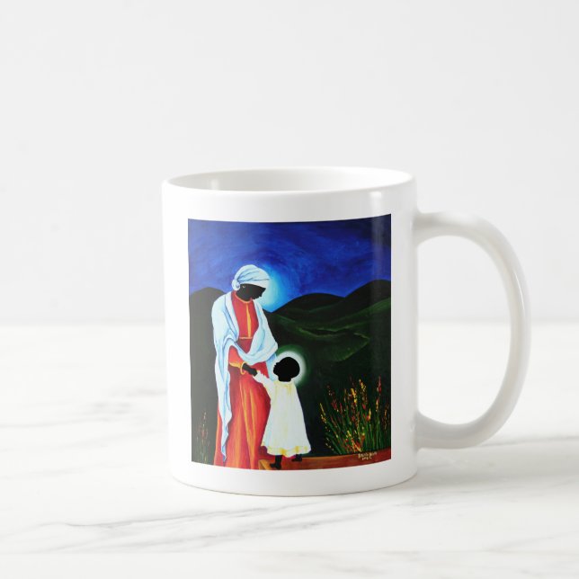 Madonna och barn - första steg 2008 kaffemugg (Höger)