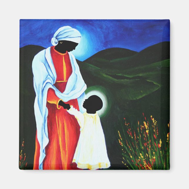 Madonna och barn - Första steget 2008 Magnet (Framsidan)