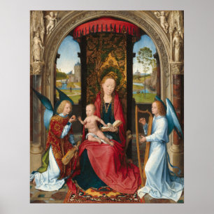 Madonna och barn - Hans Memling Fine Poster