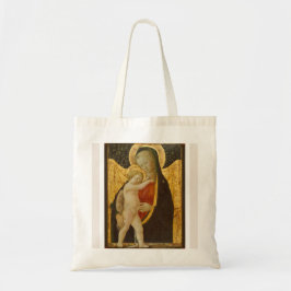 Madonna och Barn Jul, liten tote-bag Tygkasse