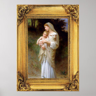 Madonna och Barn Jul Poster