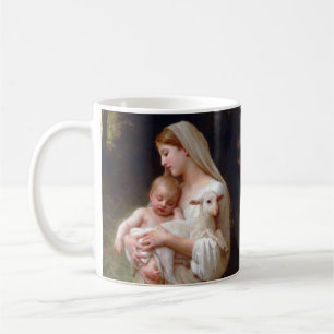 Madonna och barn kaffemugg