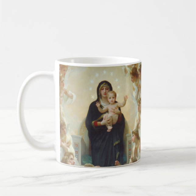 Madonna och barn kaffemugg (Vänster)