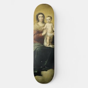 Madonna och barn, konstSkateboard Skateboard Bräda 19,5 Cm