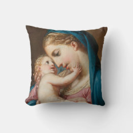 Madonna och barn kudde