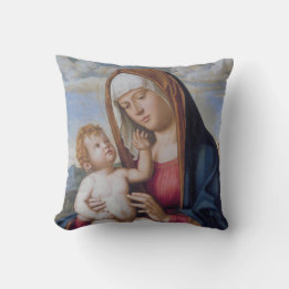 Madonna och barn kudde