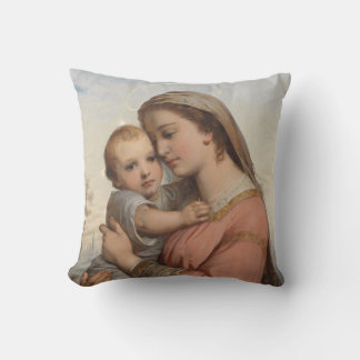 Madonna och barn kudde