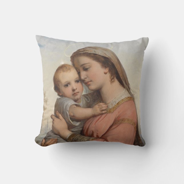 Madonna och barn kudde (Framsida)