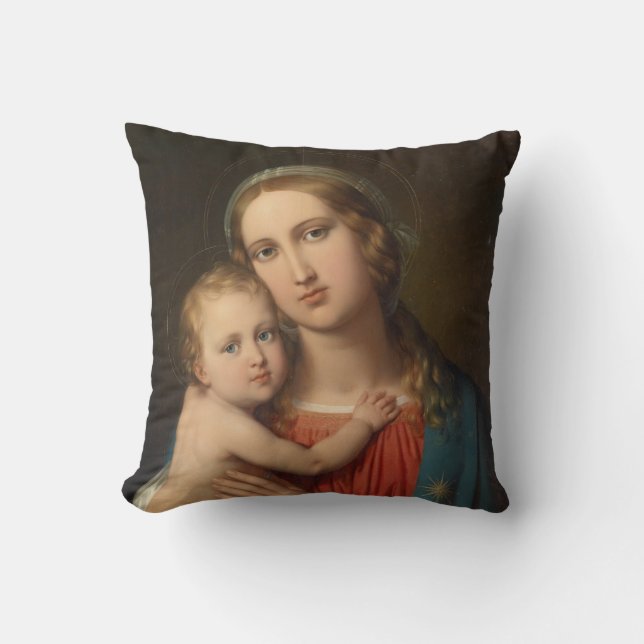 Madonna och barn kudde (Framsida)