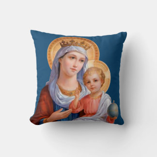 Madonna och barn kudde