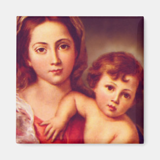 Madonna och barn magnet