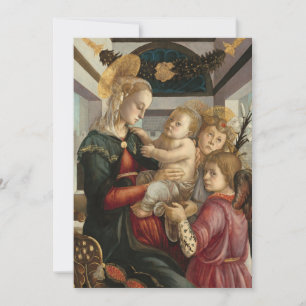 Madonna och Barn med Änglar Botticelli