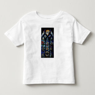 Madonna och barn med änglar och porträttreflec t-shirt