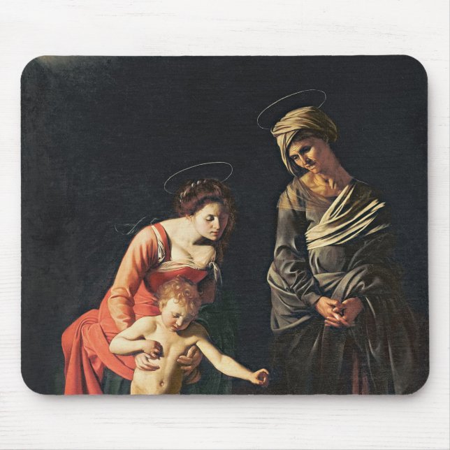 Madonna och barn med en orm, 1605 musmatta (Framsidan)