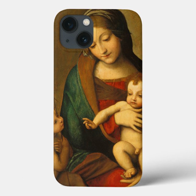 Madonna och barn med Saints (Baksida)