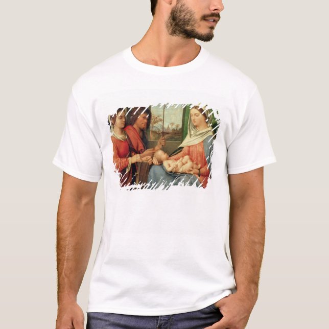 Madonna och barn med Saints 2 Tee (Framsida)