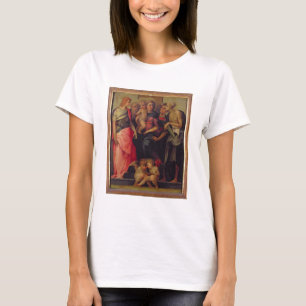 Madonna och barn med Saints, c.1518 (olja förser Tee