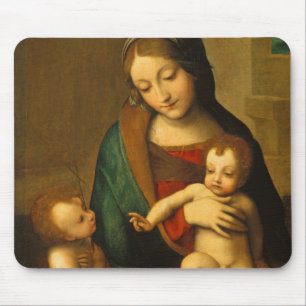 Madonna och barn med Saints Musmatta