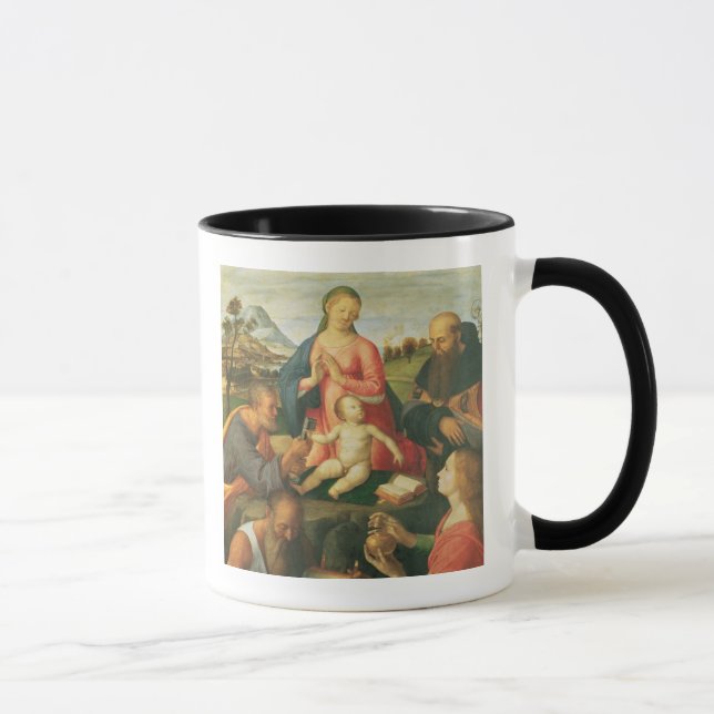 Madonna och barn med SS. Peter, Jerome och Mary Mugg (Höger)