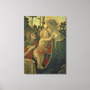 Madonna och barn med St John det baptistiskt (den Canvastryck