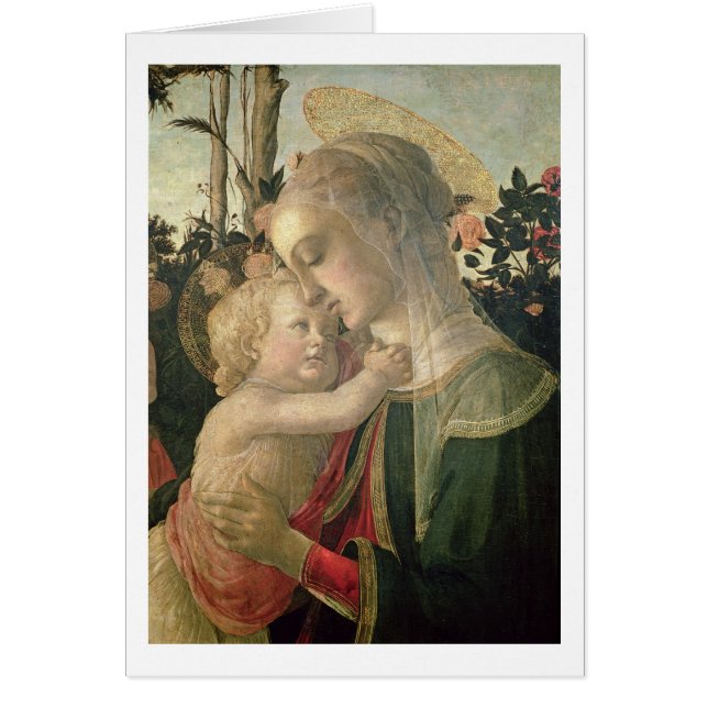 Madonna och barn med St John det baptistiskt, Hälsningskort (Framsidan)