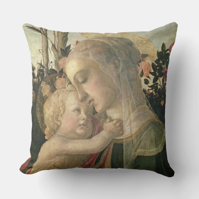 Madonna och barn med St John det baptistiskt, Kudde (Framsida)
