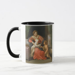 Madonna och barn med St John det baptistiskt Mugg