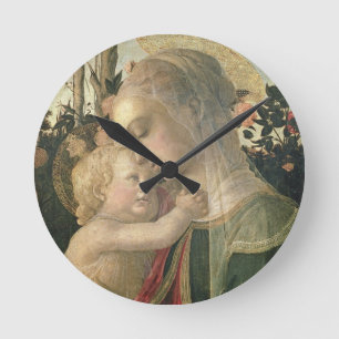Madonna och barn med St John det baptistiskt, Rund Klocka