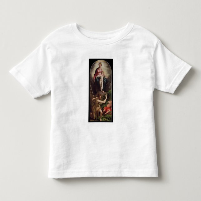 Madonna och barn med St John och St Jerome, 15 Tee (Framsida)