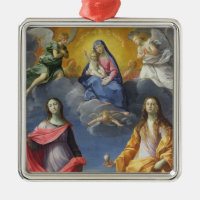 Madonna och barn med St. Lucy och Mary Magdalene