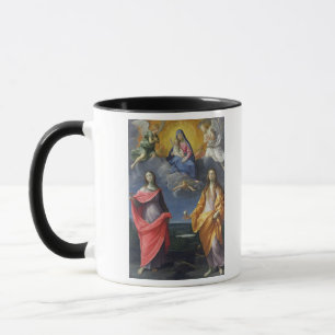 Madonna och barn med St. Lucy och Mary Magdalene Mugg