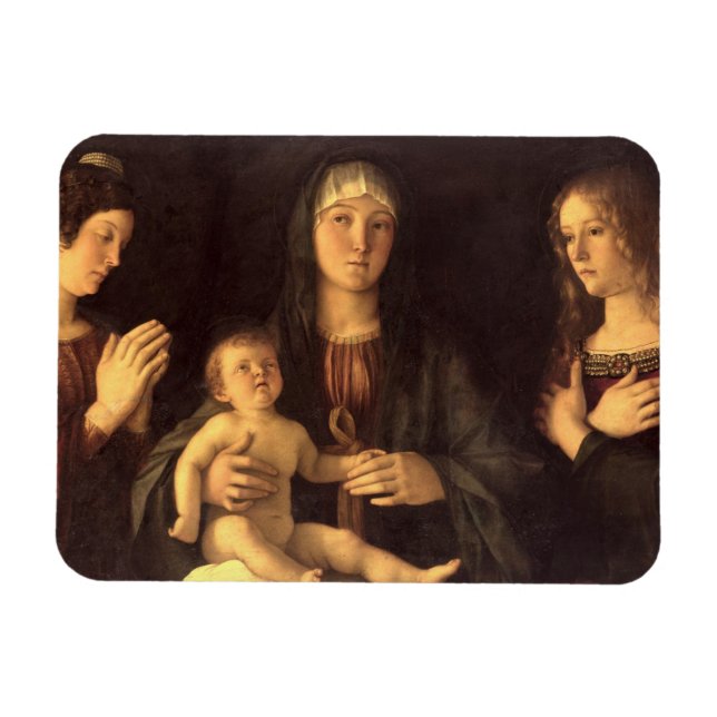 Madonna och Barn med St. Mary Magdalene och St. Magnet (Horisontell)
