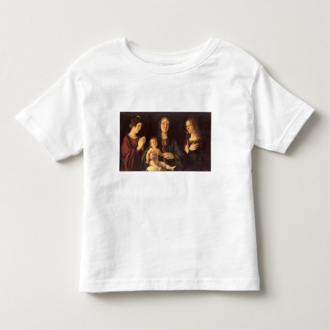 Madonna och barn med St Mary Magdalene och St. Tee Shirt (Framsida)