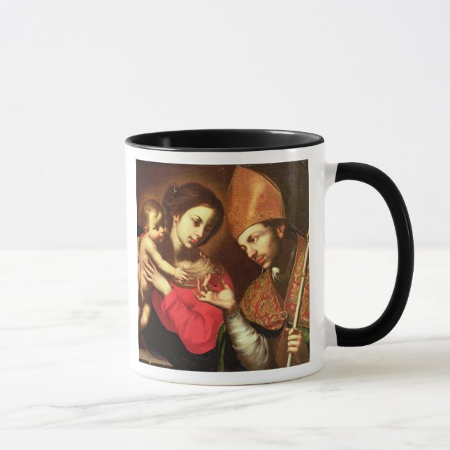 Madonna och barn med St. Zenobius Mugg (Höger)
